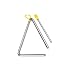 Instrumento triangular de 5", YMWALK batidor triangular musical instrumento de percusión de...