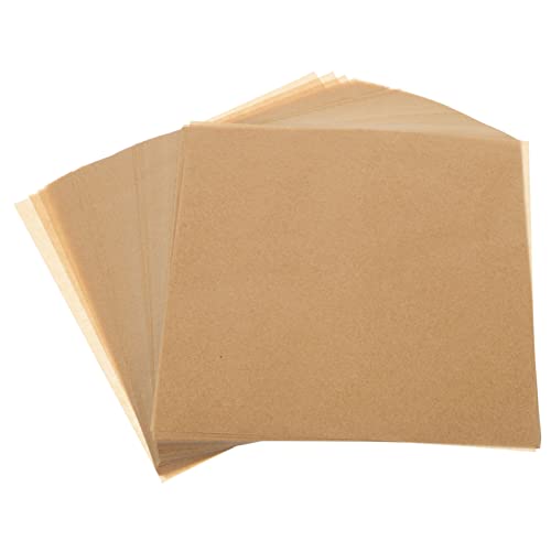 BEBEMOKO 200 hojas de papel de hornear de doble cara para freír alimentos y carne, papel pergamino grueso para suministros de cocina, ideal para horno y freidora de aire
