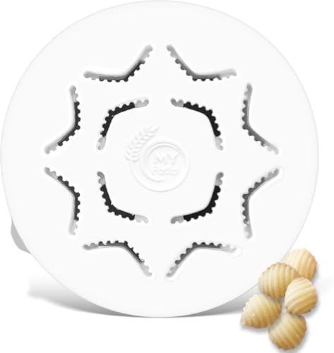 Prepara tu stesso la pasta: con questo accessorio per stampo puoi creare conchiglie rigate fatte in casa. I nostri accessori ti consentono di preparare la tua pasta in molte varianti. Diametro della pasta: 15 mm; spessore: 1,1 mm.