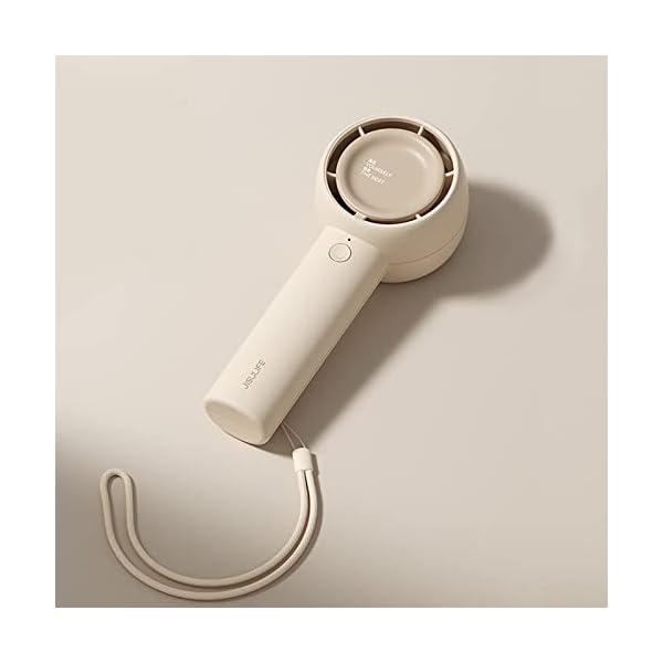JISULIFE Mini Handventilator, Einzigartiges Design Tragbarer Ventilator Akku, Hand Ventilatoren USB Wiederaufladbar Mit…