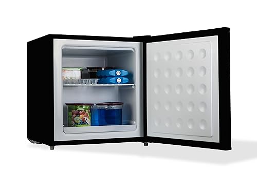 PremierTech Mini Congelatore Compatto Mini Freezer Nero 32 litri 4**** Stelle PT-FR32B Classe Energetica E