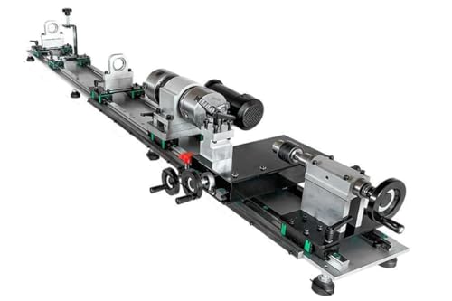 LABFENG 500W Billiard Cue Repair Machine Slender Workpiece Processing Machine Lathe Double Track Chuck 0-3000RPM Multi-Function Pool Cue Repair Machine 220V (C)