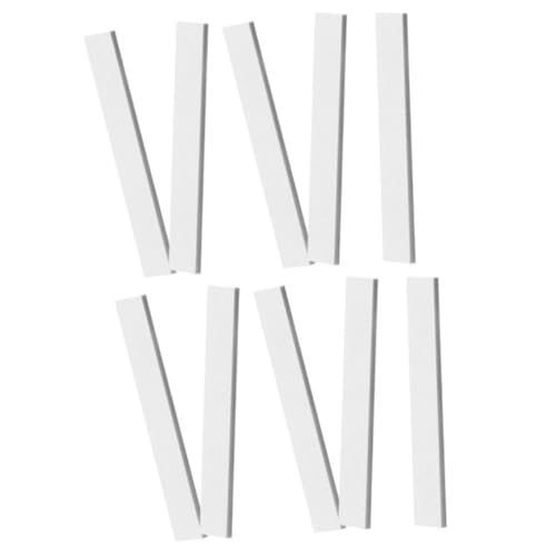 Totority High Precision Guitar Bone Nut 10pcs Acoustic Guitar Nut Replacement Enhance Tone Playability