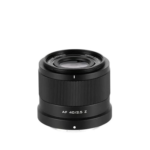 Lente， Compatible con Objetivos compactos Nikon Zf Zfc Z6 Z7 Z8 con Montura Z de 40 mm f/2.5 for Formato Completo con Enfoque automático.(E-Mount(FE))