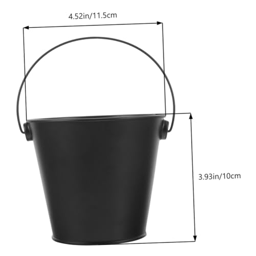 Hemoton Metal Barbecue Bucket Drip Pan Easy Ash Bucket for Grill Outdoor Grease Keeper