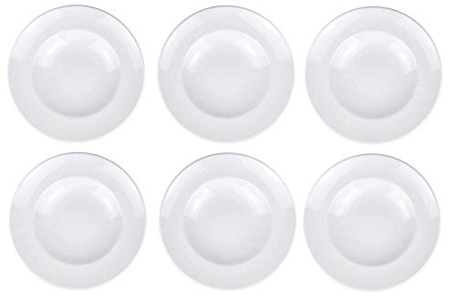 Retsch Arzberg Pastateller Made in Europe Premium Porzellan Weiß (6, Ø 30cm)