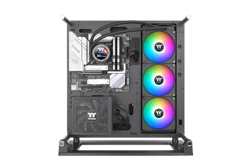 Image of Thermaltake Computer Cooling System Computer Case, Processor, W128900341 (Computer Case, Processor All-in-One Liquid Cooler 14 Cm Black 1 Pc(S))