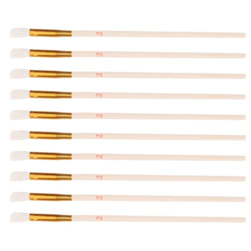 BESPORTBLE 10pièces Brosse De Pollinisation Laine Douce pour Légumes Et Arbres Fruitiers Outil De Pollinisation Manuel Et Réutilisable