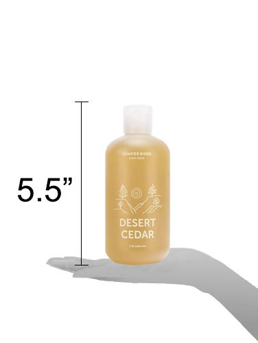 Juniper Ridge Desert Cedar Body Wash - Concentrated Organic Vegan Castile Soap - All Natural Ingredient Essential Oil Bath & Shower Gel - Paraben, Phthalate, Dye, Cruelty, & Perservative Free - 8Oz #TOP3