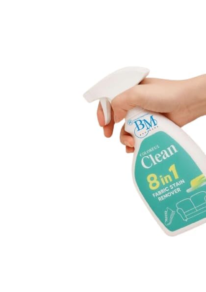 8-in-1 Fabric Stain Remover Spray | Powerful Laundry for Clothes, Carpets, Upholstery Remove Tough Stains like Grease, Wine, Coffee, Ink, Grass Safe Colours & Most Fabrics-picture-50