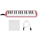 Soprano Air Piano Keyboard 32 Keys with Long Tubes 32 Melodica Air Piano ABS Texture Suitable for Musicians ABS Resin Melodica