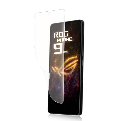 対応 Ro g P hone 9 P ro E dition フ ィルム アンチグレア ROG Phone 9 Pro Edition 保護フィルム TPU素材フィルム 軟 アンチグレア 指紋防止/秒で貼り付け/浮かない/気泡ない/全面保護/指紋認証対応
