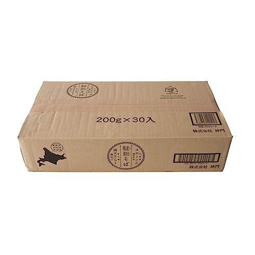 韃靼そば 200g×30袋(北海道紋別郡雄武町特産品)満天きらり使用 ダッタン蕎麦(乾麺 干し蕎麦 日本ソバ)北海道産ゆめちから使用 苦蕎麦 細麺 おうむ町産だったんそば粉使用