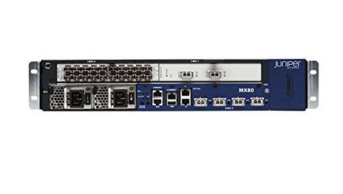 Juniper Networks MX80-T-AC MX-Series 4x10GE XFP MX80 Router 2x MIC Slots 2x AC Power (Renewed)