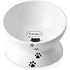 Y YHY Cat Bowl Anti Vomiting, Raised Cat Food Bowls, Tilted Elevated Cat Bowl, Ceramic Pet Food Bowl for Flat Faced Cats…
