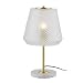 Produktbild DIAOD Schreibtischlampe, Nachttischlampe Stoffschirm Marmor Grundnacht Lampe, Wohnzimmer, Büro, Kinderzimmer, Arbeitszimmer, Dorm, Kaffeetisch (Size : M)