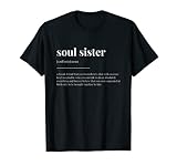 soul sister Definition Dictionary Design T-Shirt