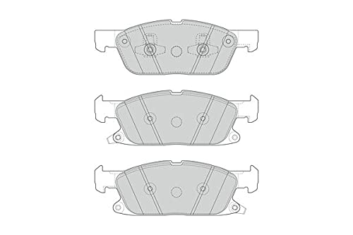 Plaquettes de freins avant Ferodo avec indicateur d'usure pour trajets sereins en Ford Focus Turnier