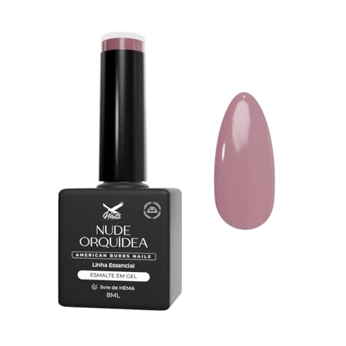 Esmalte em Gel Nude Orquídea, 8ml, Linha Essencial - American Burrs Nails