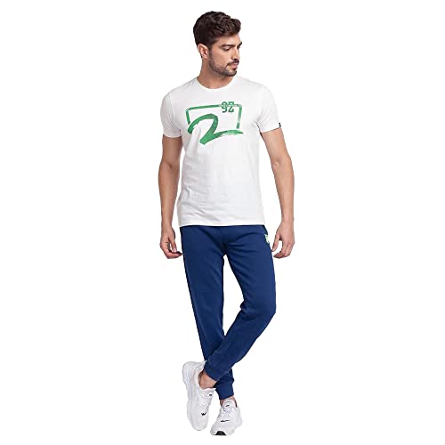 Image of Spykar Men's Knit Slim Fit Track Pants