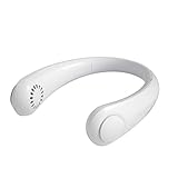 YOMER The New Hanging Neck Fan USB Charging Lazy Person with Portable Small Fan Student Office Movement leafless Hanging Neck Fan
