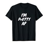 Photo Gallery im pretty petty af - maglietta con testo grafico divertente maglietta Photo Gallery im pretty petty af - maglietta con testo grafico divertente maglietta