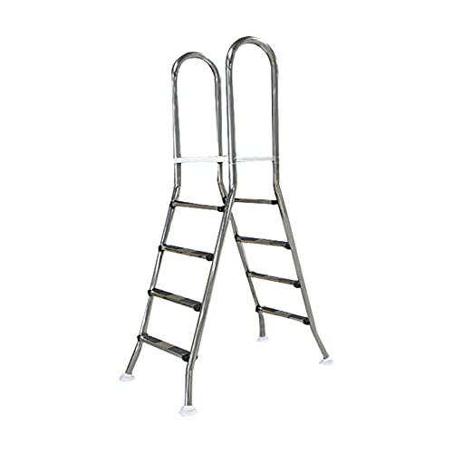 Escalera para piscina de acero inoxidable 304 de 59 in