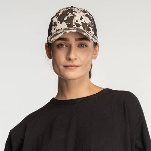 Image of C.C Exclusives Hatsandscarf Washed Distressed Cotton Denim Ponytail Hat Adjustable Baseball Cap (BT-13)