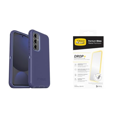 Coque Samsung Galaxy S24 FE Otterbox Defender Mauve Premium avec Verre de Protection Écran