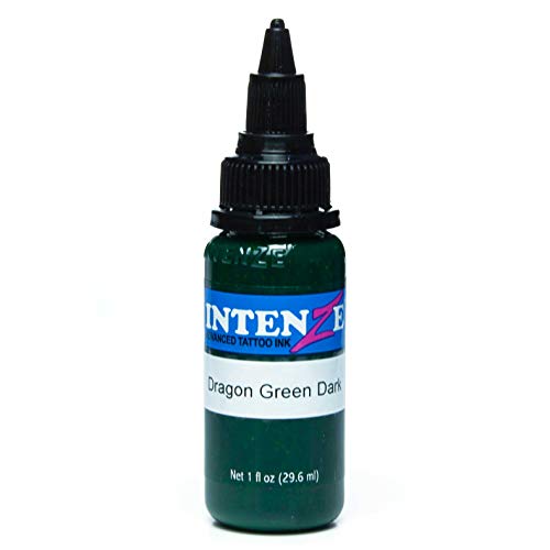 Intenze Dragon Green Dark Tattoo Ink 1oz