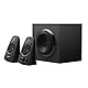 Logitech Z623 Lautsprecher-System mit Subwoofer, Satter Bass, 400 Watt Spitzenleistung, THX-Zertifiziert, 3.5mm & Cinch-Eingänge, Multi-Device, EU Stecker, PC/PS4/Xbox/TV/Smartphone/Tablet - Schwarz