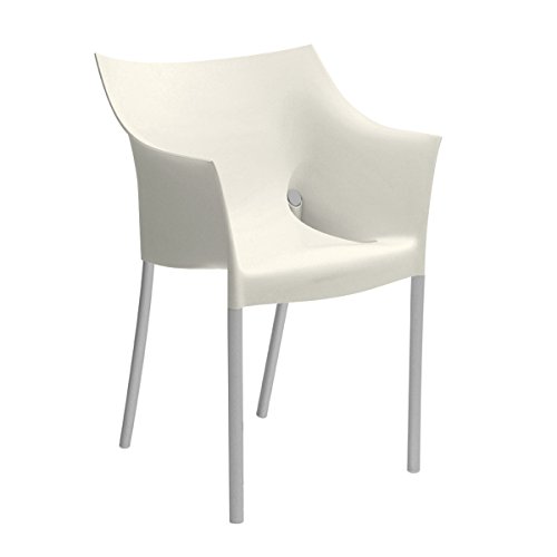 Preisvergleich Produktbild Kartell 48481L Stuhl Dr. No, wachsweiß