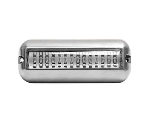 Luz náutica de acero inoxidable resistente al agua IP68 con 42LED verdes para yates