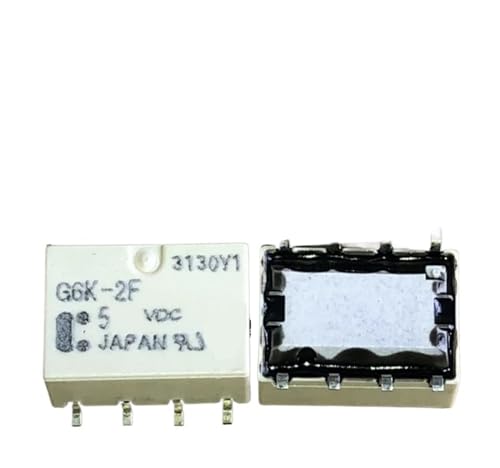 Relé G6K-2F 5VDC soluciona fallos de conmutación en placas de circuito de 8 pines
