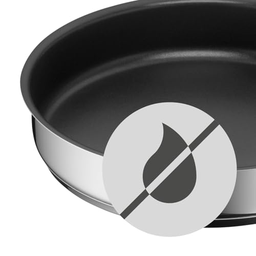 WMF Mini Bratpfanne beschichtet klein 18 cm, Cromargan Edelstahl poliert, Induktion, stapelbar, ideal für kleine Portionen oder Singlehaushalte 6