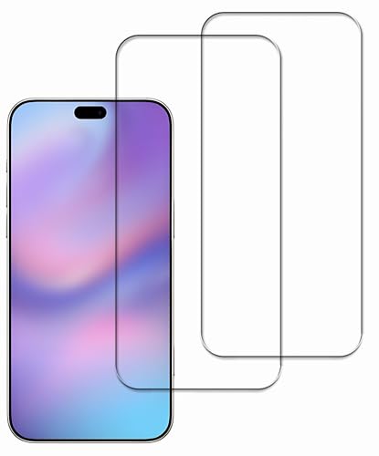 適用 iPhone17 pro max 用の ガラスフィルム いphone17 promax 用の 強化ガラス【2枚セット】指紋認証対応 日本素材製 ガラスカバー 極薄 高透過率 耐指紋 撥油性 2.5Dラウンドエッジ加工 硬度9H/高透過率/自動吸着 適