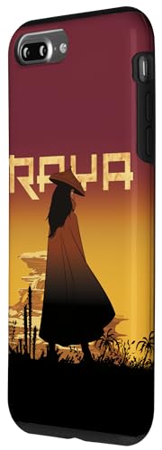 Coque iPhone 7 Plus/8 Plus Disney Raya en silicone protection coucher de soleil