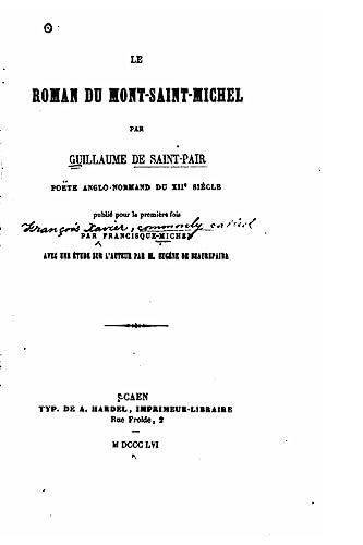 Le roman du Mont-Saint-Michel (French Edition)