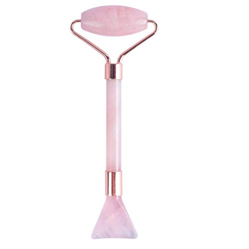 FRCOLOR Rolo de pedra de beleza facial de jade, massageador de pele, terapia de tratamento para rost