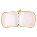 Foxnovo Portable Clear Plastic 40 CD DVD VCD Disc Holder Storage Box Bag Wallet Case Protector Organizer (Orange)