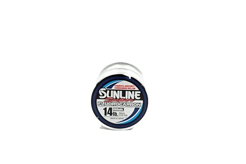 Sunline 63035886 Super Fluorocarbon 14 Lb. Super Fluorocarbon, Clear, 660 yd