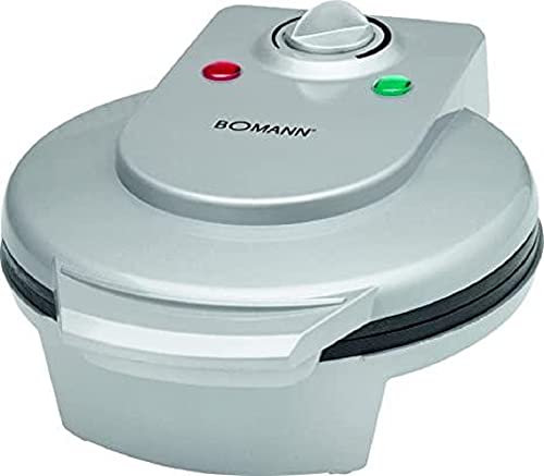 Bomann HA 5017 - Barquillera máquina de barquillos y cucuruchos de helados, 1200 W, color plateado