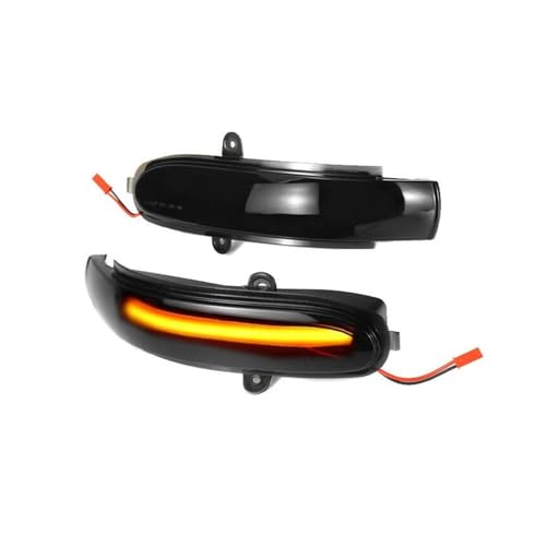 Luces LED dinámicas intermitentes de plástico ABS amarillo para Mercedes W203 2