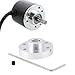 Briny River 2x Silver Rigid Flange Shaft Coupling for 6mm Shaft Motor Optical Fixed with M3 thread