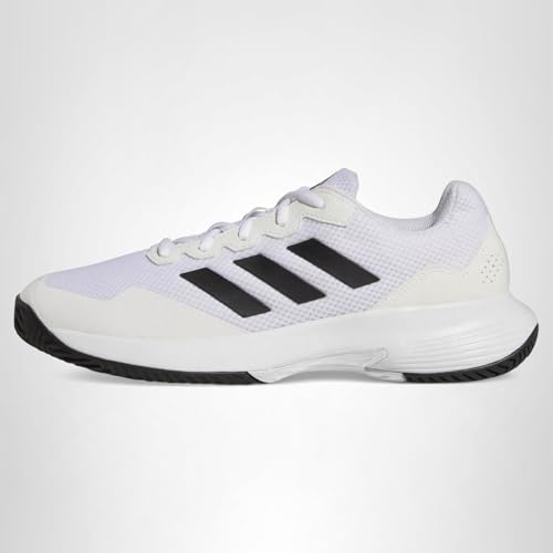 adidas Adult GameCourt 2 Tennis White/Core Black/White 15