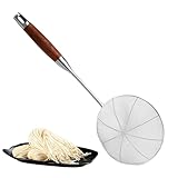 Photo Gallery schiumarola multifunzione a forma di ragno, 41,5 x 15,6 cm, design a rete in acciaio inox, manico lungo per l uso in cucina, cucina, frittura Photo Gallery schiumarola multifunzione a forma di ragno, 41,5 x 15,6 cm, design a rete in acciaio inox, manico lungo per l uso in cucina, cucina, frittura