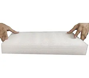 STYLELABS EPE Foam Sheet 50MM Thickness 10X16 Inches Size White Color For Packing Material (Set of 2 sheets)