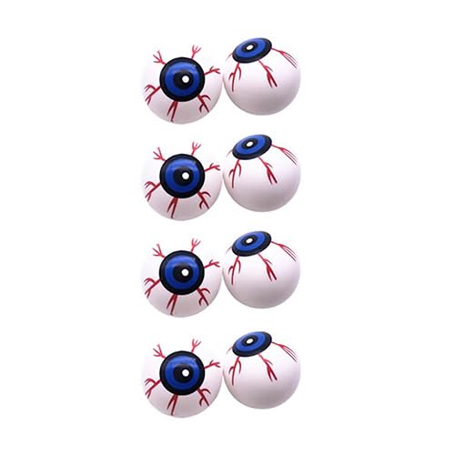 Gem Imports Spooky Eyeball Halloween Decorations 3.5cm - Pack of 9