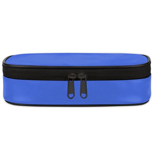 Kuquteed Royal Blue Pencil Case Pencil Pouch Organizer Large Capacity Pen Bags Multifunctional Storage Pouch for Boys Girls Teens Students College School Supplies by Kuquteed - Image 9