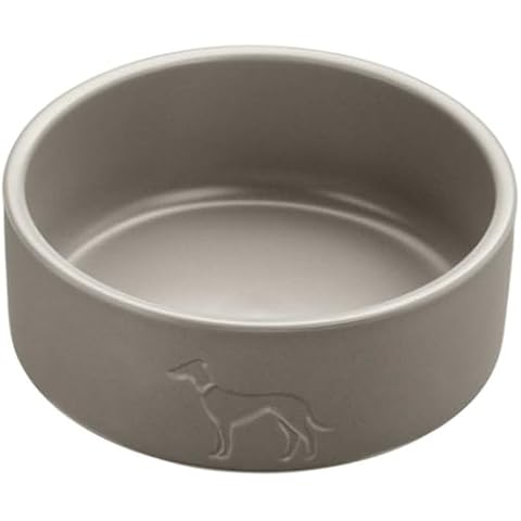 HUNTER Osby Taupe Ceramic Dog Bowl Cover